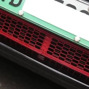 Tesla Model 3 Front Grill Mesh Inlet вентилатор - червен