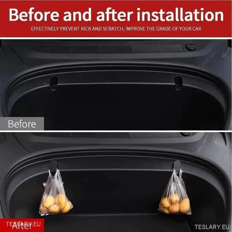 Tesla Model 3 Frunk Hooks
