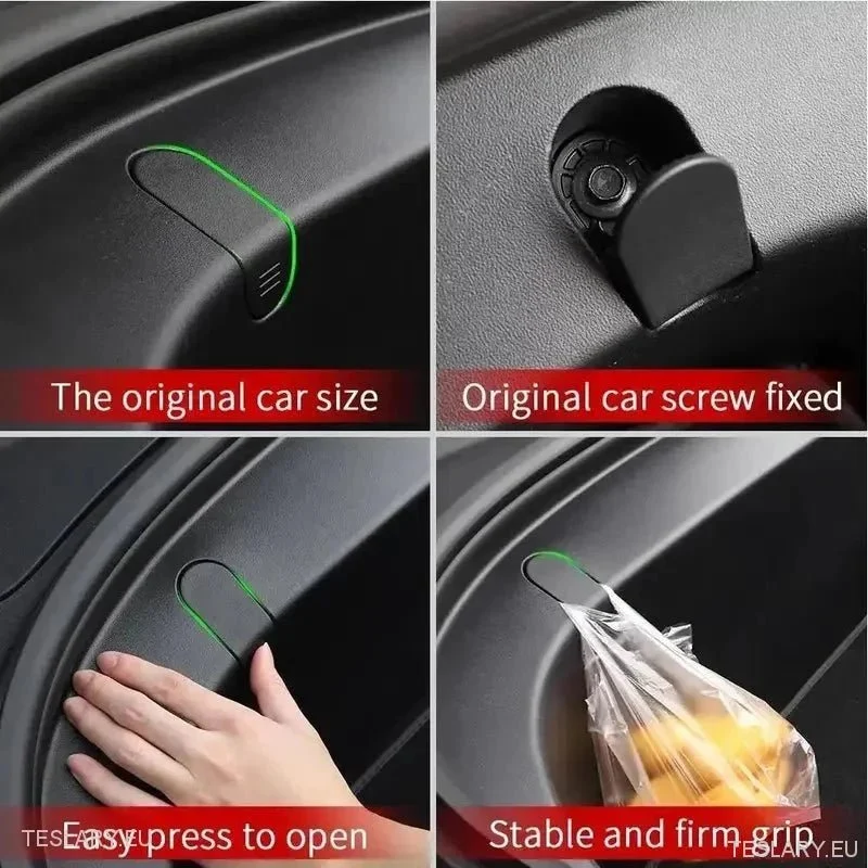 Tesla Model 3 Frunk Hooks