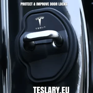 Tesla Model 3/3+ Highland & Y силиконова врата за заключване на вратата с лого