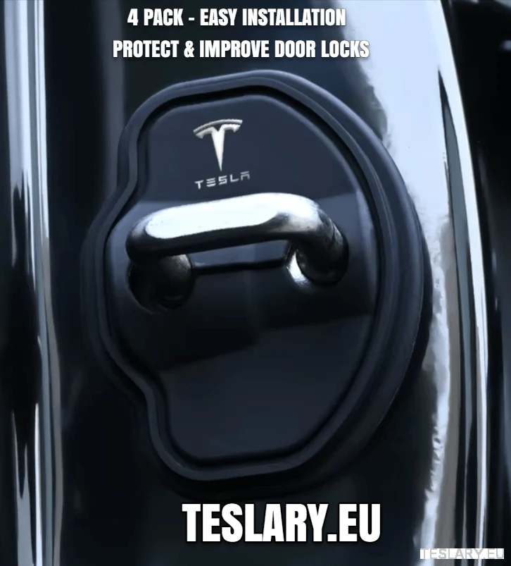 Tesla Model 3/3+ Highland & Y силиконова врата за заключване на вратата с лого