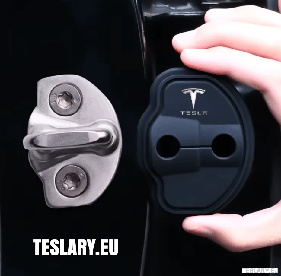 Tesla Model 3/3+ Highland & Y силиконова врата за заключване на вратата с лого