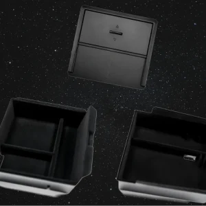 Tesla Model 3+ Highland Accessories 3 Pack Pront & Parw Trays & Скрито съхранение