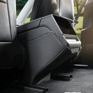Tesla Model 3+ Highland Pu Pu Ceather Pu Cheat за задна конзола за задна конзола