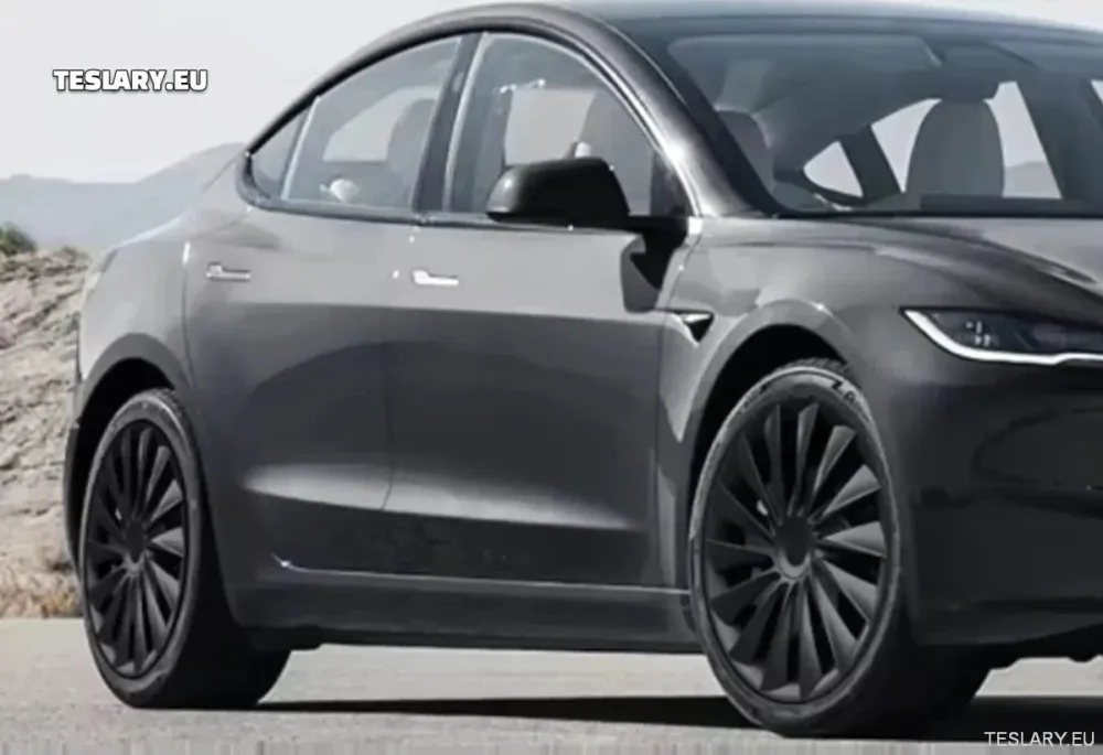 18" Капаци за джанти за Tesla Model 3+ Highland Performance Induction Style - гланцово черни