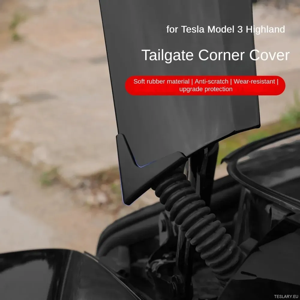 Tesla Model 3 Highland Tailgate Corner Protector Cover TPE анти сблъсък защита