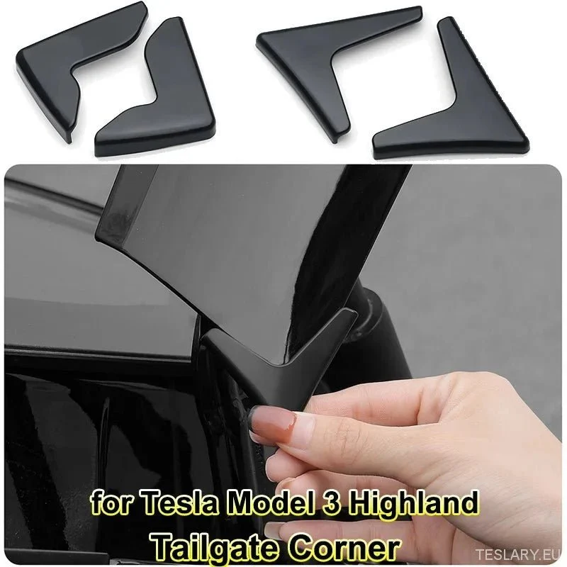 Tesla Model 3 Highland Tailgate Corner Protector Cover TPE анти сблъсък защита
