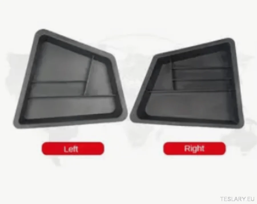 Tesla Model Y багажник Организатор Страничен джобно съхранение Покрити TPE