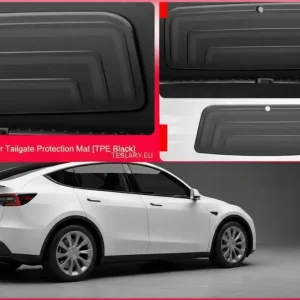 Tesla Model Y Trunk Door Premium TPE Тежка защитна постелка