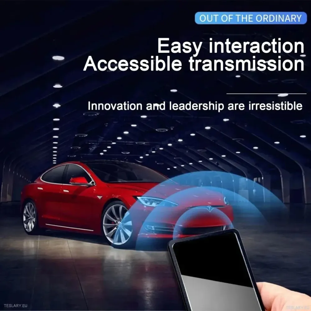 Ключов калъф за алуминиева сплав за ключови карти Tesla 3/Y RFID