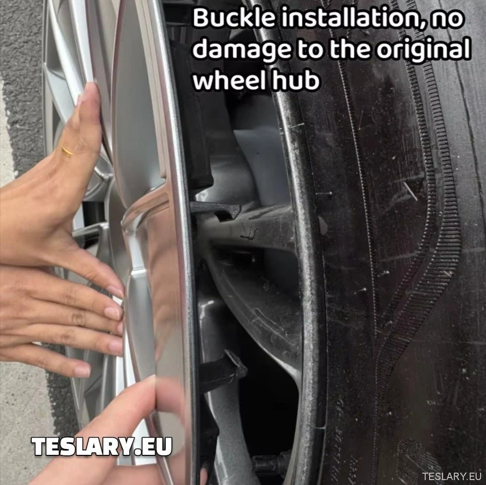TESLA МОДЕЛ Y 19" УНИКАЛНИ S15 ПЪЛНО ПОКРИТИ ГЛАВИНИ ЗА ДЖАНТИ, ЧЕРНИ И СРЕБЪРНИ