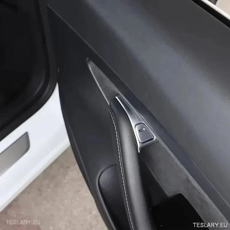 Tesla 3/y Windows Switch Защитен бутон покрива хромиран