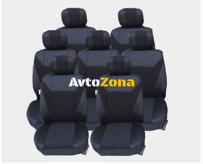 Калъфи/тапицерия за VW Touran, Sharan, Ford Galaxy, Citroen C8, Peugeot 307SW, Citroen C4 Grand Picasso, Peugeot 806, 807,...