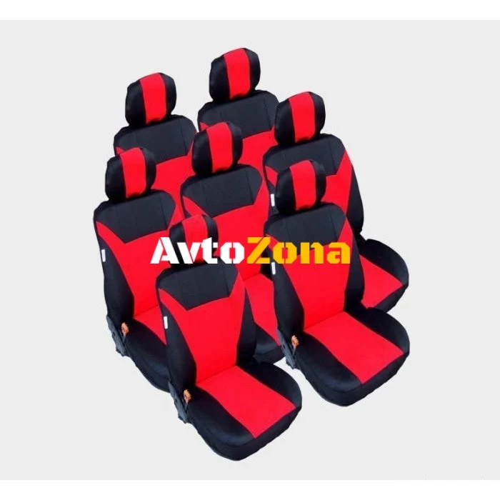 Калъфи/тапицерия за VW Touran, Sharan, Ford Galaxy, Citroen C8, Peugeot 307SW, Citroen C4 Grand Picasso, Peugeot 806, 807,...