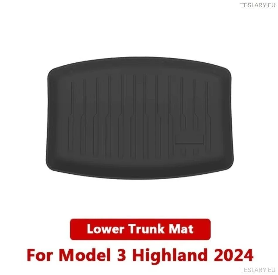 Предни и задни рогозки за съхранение на TPE за Tesla Model 3 Highland (2)