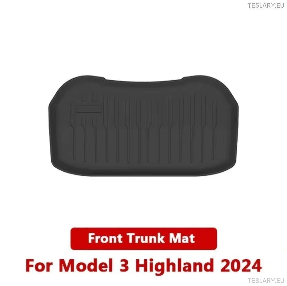 Предни и задни рогозки за съхранение на TPE за Tesla Model 3 Highland (2)