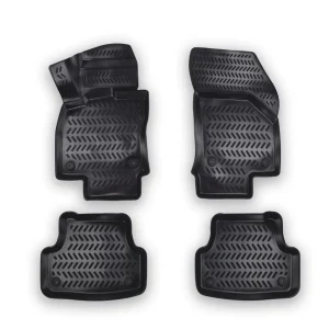 Комплект 4бр. 3D Гумени стелки за купе от TPE гума X-Series за AUDI A3 2013-2020г.