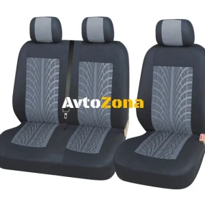 Комплект 2 + 1 тапицария/калъфи за бус/ван с шарка грайфер - Transit, Sprinter, Movano, Master, Crafter, Transporter, LT,...