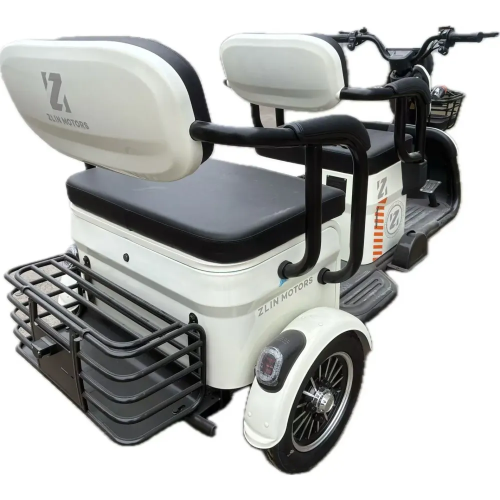 Triciclu Electric V6, Saige, Fara Permis, cu Doua Locuri, Motor 1800W, Baterie 72V24Ah, Autonomie 60km, 220x88x105 cm, Vit...