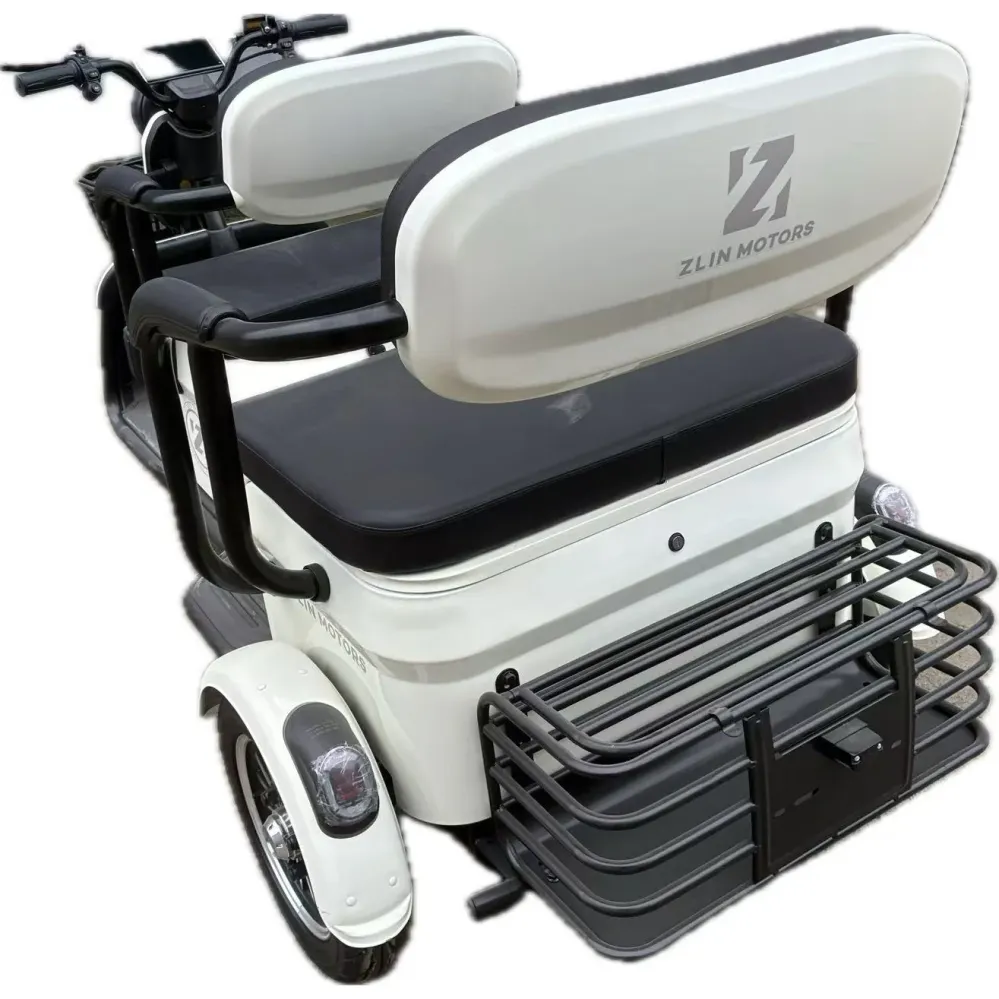Triciclu Electric V6, Saige, Fara Permis, cu Doua Locuri, Motor 1800W, Baterie 72V24Ah, Autonomie 60km, 220x88x105 cm, Vit...