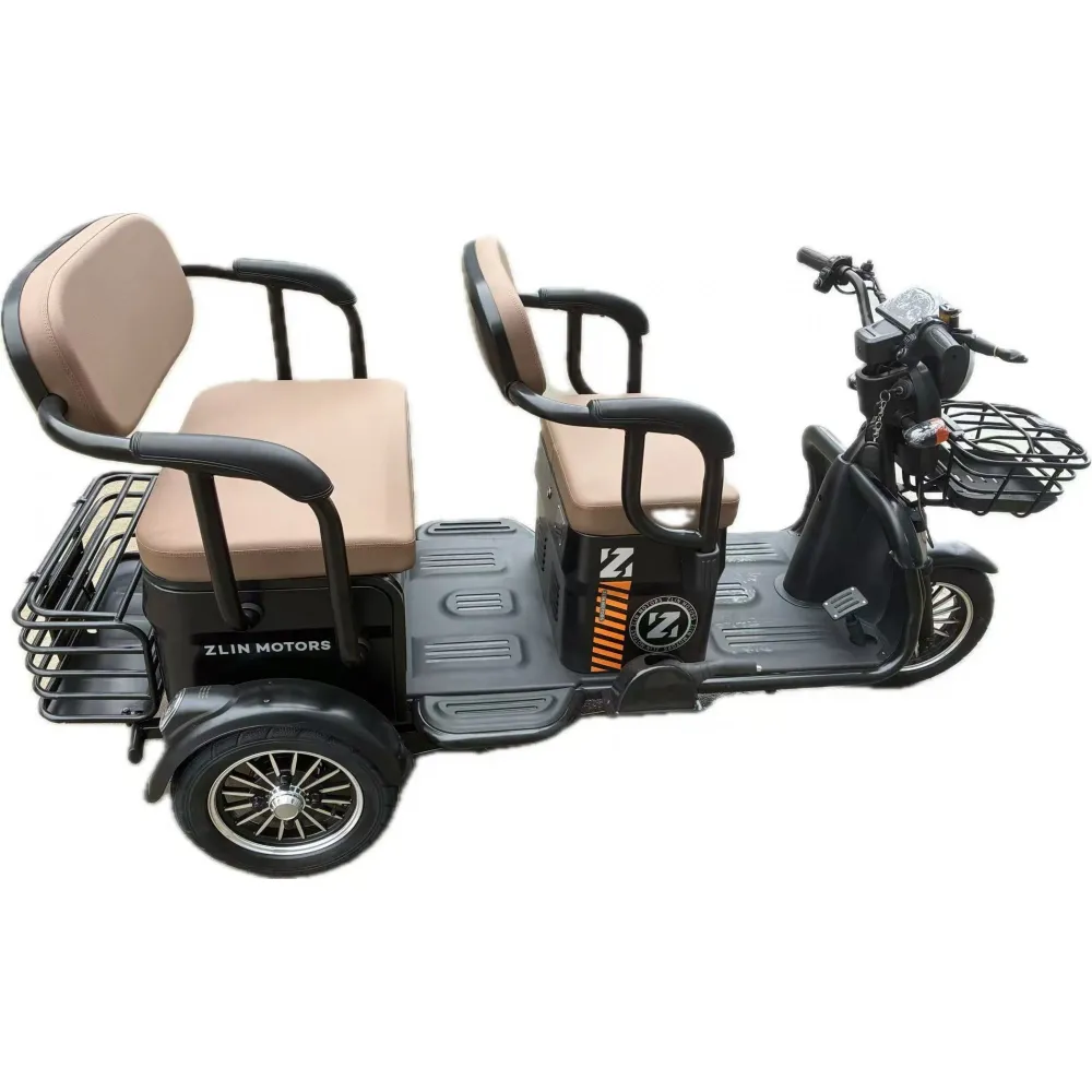 Triciclu Electric V6, Saige, Fara Permis, cu Doua Locuri, Motor 1800W, Baterie 72V24Ah, Autonomie 60km, 220x88x105 cm, Vit...