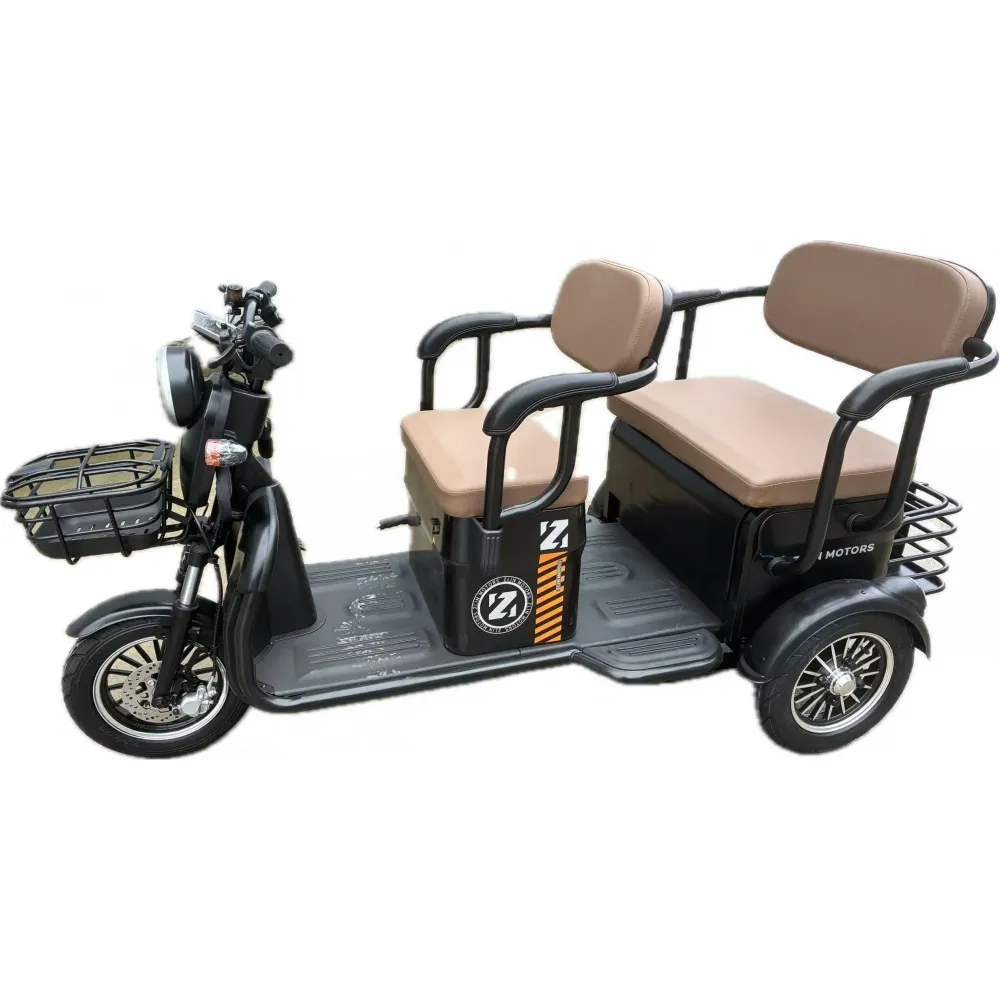 Triciclu Electric V6, Saige, Fara Permis, cu Doua Locuri, Motor 1800W, Baterie 72V24Ah, Autonomie 60km, 220x88x105 cm, Vit...