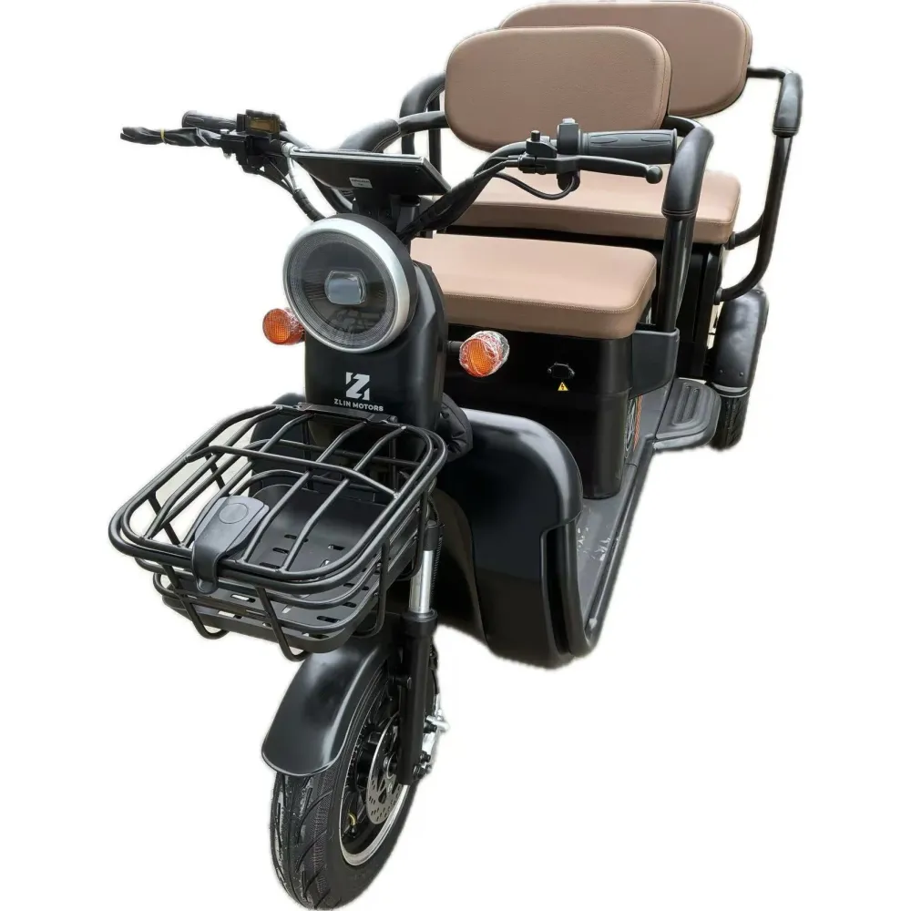 Triciclu Electric V6, Saige, Fara Permis, cu Doua Locuri, Motor 1800W, Baterie 72V24Ah, Autonomie 60km, 220x88x105 cm, Vit...