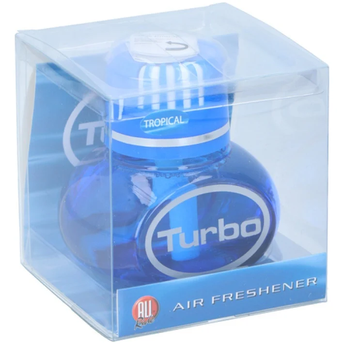 Turbo Ароматизатор освежител за въздух с дифузер с аромат на тропик 150ml All Ride