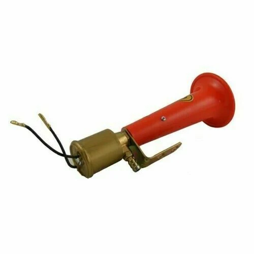 22см Тромба Клаксон Сирена Eдинична Kръгла Turkish Wolf Whistle Уолф Хорн Иранска Фит Фит 12V-24V, За Кола, Камион, Бус ,...