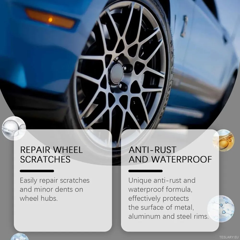 Universal Black Car Cole Paint REPERCE ПИН, подходящ за Tesla, BYD и други EVS