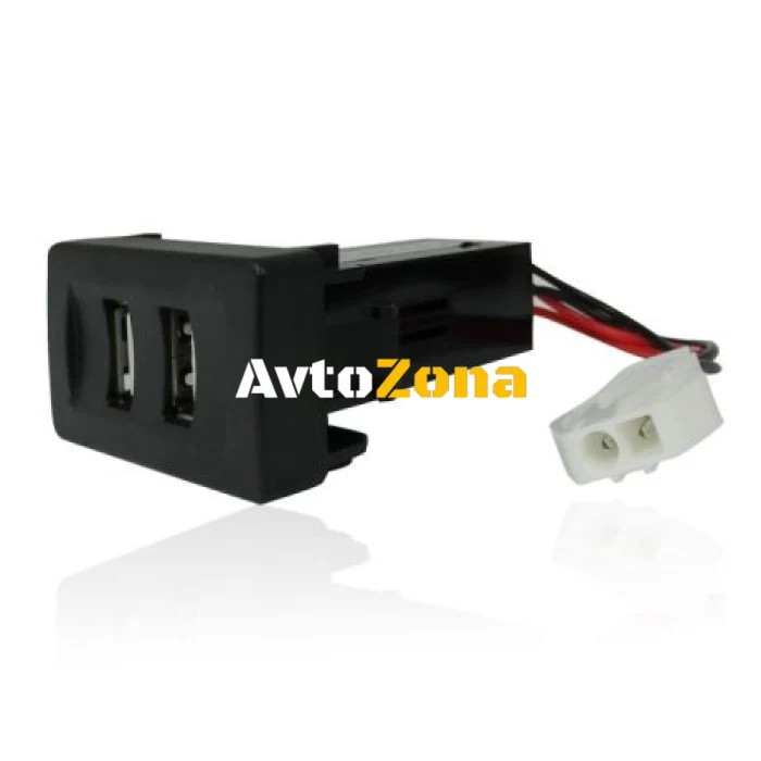 Двойно USB Зарядно за Вграждане за Vw Transporter Транспортер Т4 4.2A