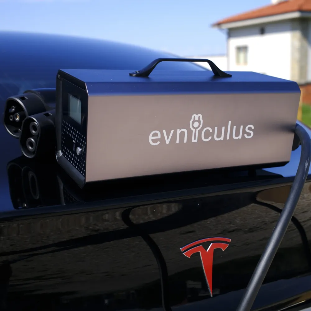 Тесла V2L Адаптер: Преносим Инвертор 5 kW за Tesla S, 3, X, Y
