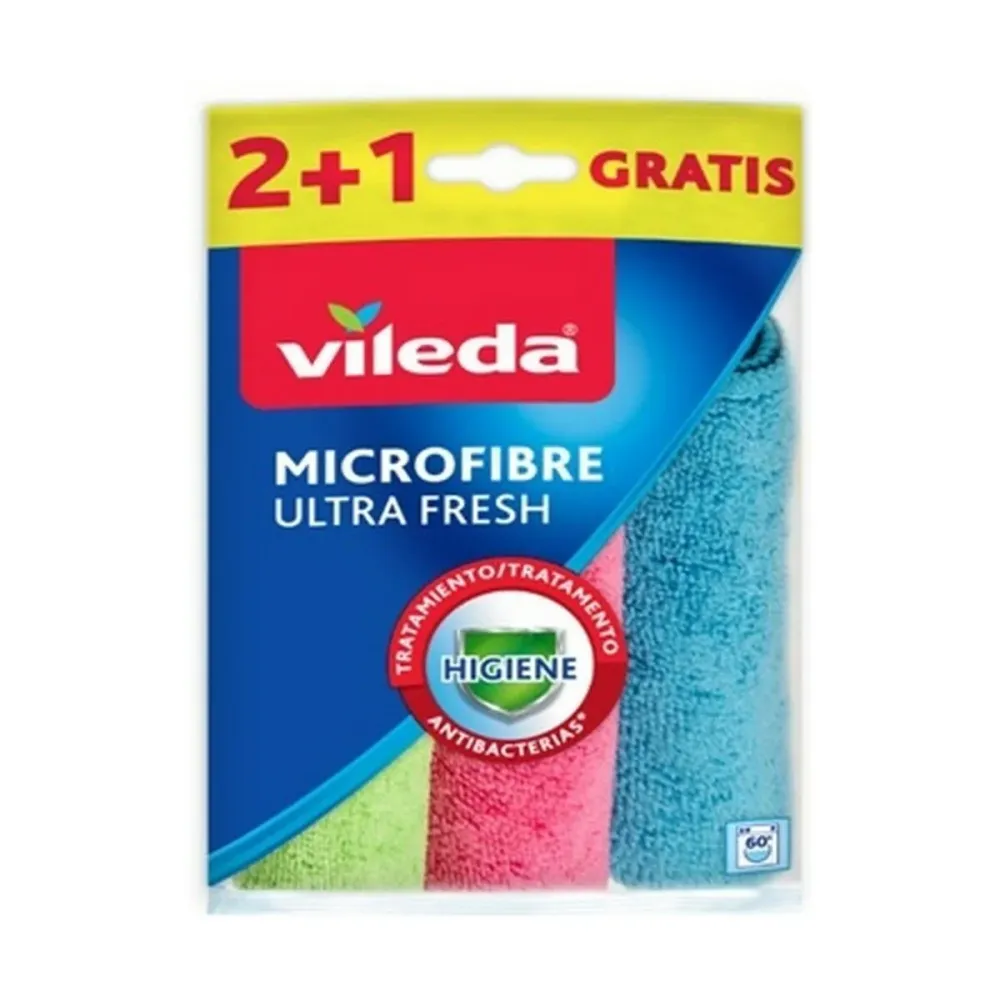Микрофибърна кърпа Vileda 167602 Микрофибър 3 Части (3 броя)