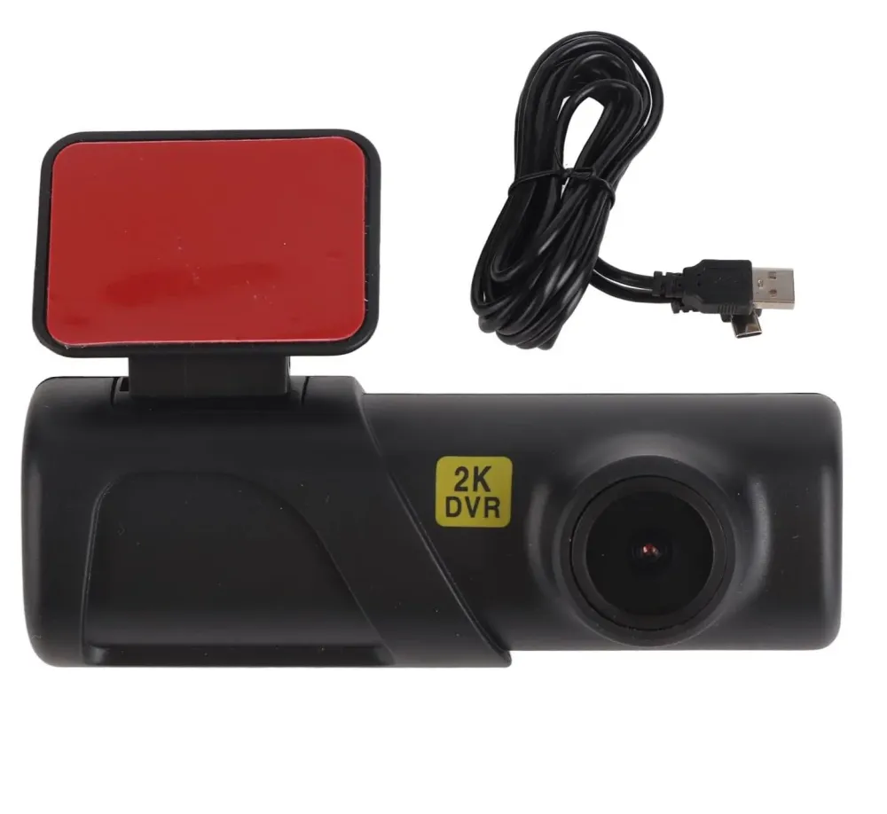 Авторегистратор видеорегистратор за автомобил 2K HD WIFI USB DVR камера G-сензор Видеорекордер Нощно виждане + 32 GB Micro...