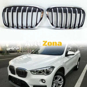 Предни решетки X-Line Chrome Black за BMW X1 F48 (2015-2018)